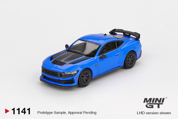 FORD MUSTANG DARK HORSE 2024 GRABBER BLUE (MINI GT, MGT01141)