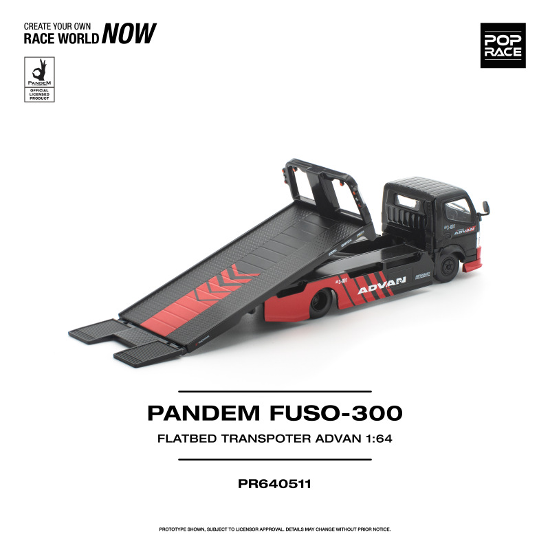 PANDEM FUSO 300 FLATBED TRANSPORTER ADVAN 2