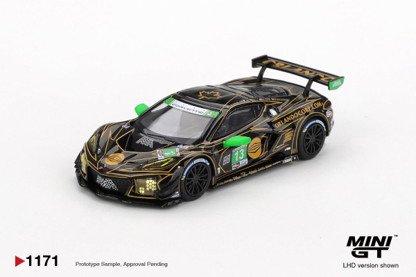 CHEVROLET CORVETTE Z06 GT3.R #13 AWA 2025 IMSA DAYTONA 24 HRS (MINI GT, MGT01171-BL)