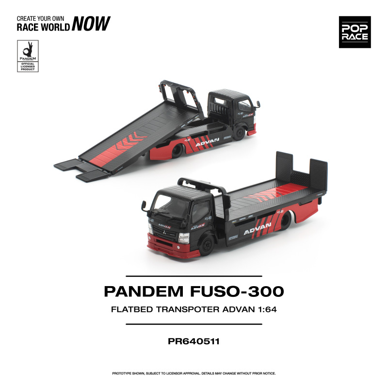 PANDEM FUSO 300 FLATBED TRANSPORTER ADVAN