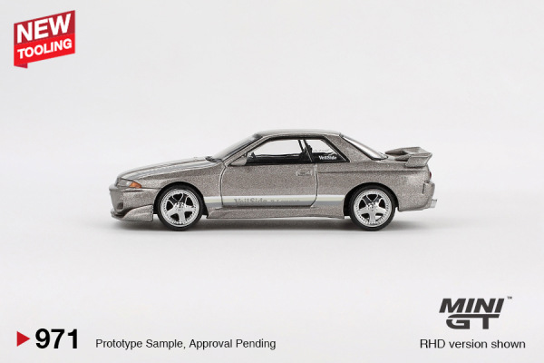 NISSAN SKYLINE GT-R (R32) VEILSIDE COMBAT C-I VEILSIDE COMBAT GREY (MINI GT, MGT00971) 2