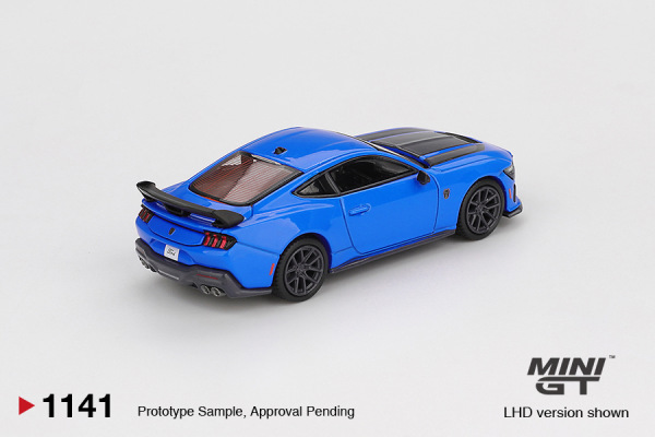 FORD MUSTANG DARK HORSE 2024 GRABBER BLUE (MINI GT, MGT01141) 1