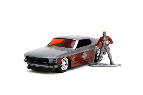 1969 Ford Mustang with Star Lord figure *Marvel Guardians of the Galaxy*