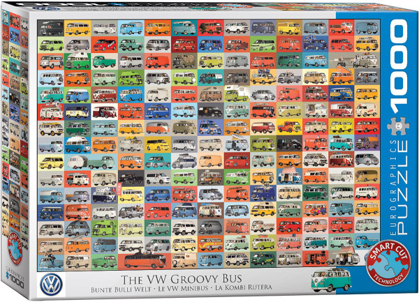 The VW Groovy Bus - 1000 dielikov