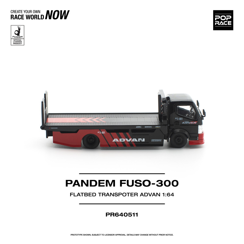 PANDEM FUSO 300 FLATBED TRANSPORTER ADVAN 3