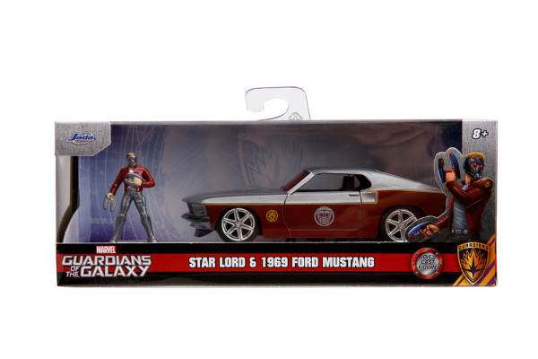 1969 Ford Mustang with Star Lord figure *Marvel Guardians of the Galaxy* 5
