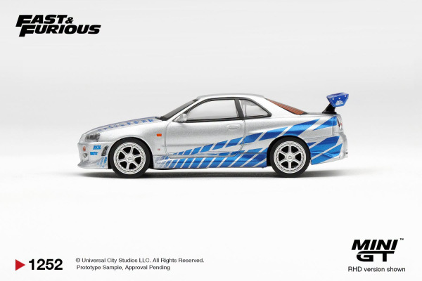 AKCIOVÝ SET: NISSAN SKYLINE GT-R C-WEST & DODGE CHARGER FAST & FURIOUS 6