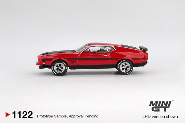 Mini-GT Ford Mustang Mach1 1971 Race Red MGT01121-L 2
