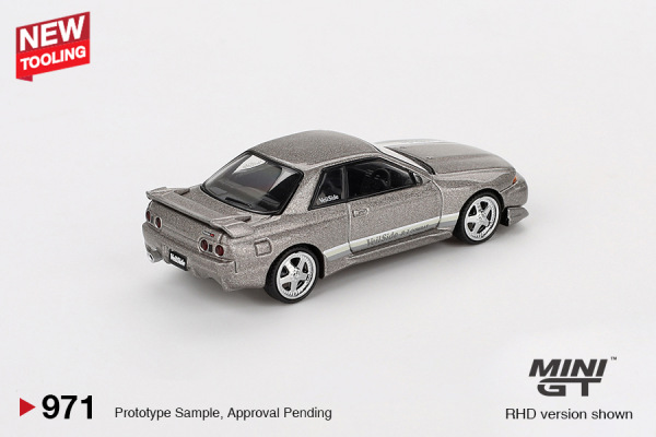 NISSAN SKYLINE GT-R (R32) VEILSIDE COMBAT C-I VEILSIDE COMBAT GREY (MINI GT, MGT00971) 1