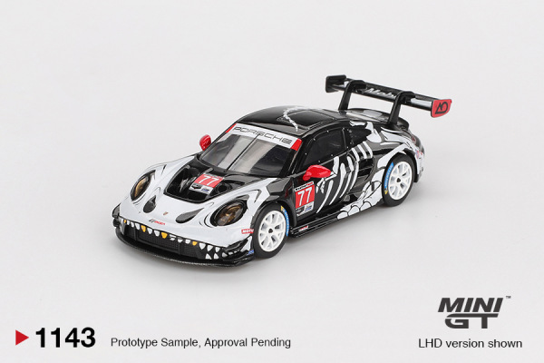PORSCHE 911 GT3 R #77 AO RACING 2025 IMSA PETIT LE MANS (MINI GT, MGT01143)