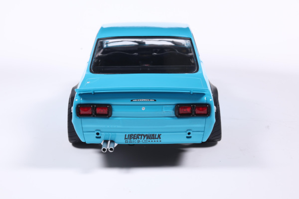 NISSAN SKYLINE 2000 GT-R (KPGC10) HAKOSUKA LIBERTY WALK – BLUE – 1970 (SOLIDO, S1813005) 2