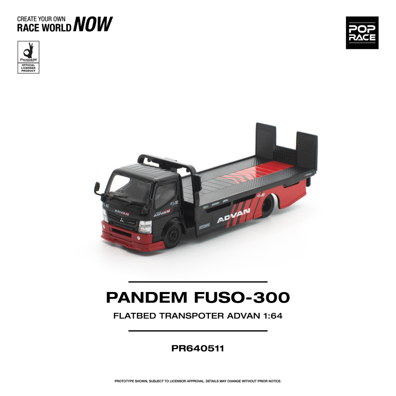 PANDEM FUSO 300 FLATBED TRANSPORTER ADVAN 1