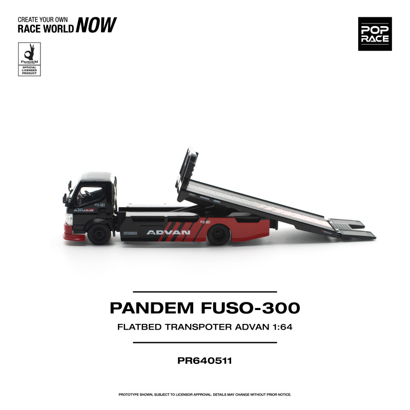 PANDEM FUSO 300 FLATBED TRANSPORTER ADVAN 5
