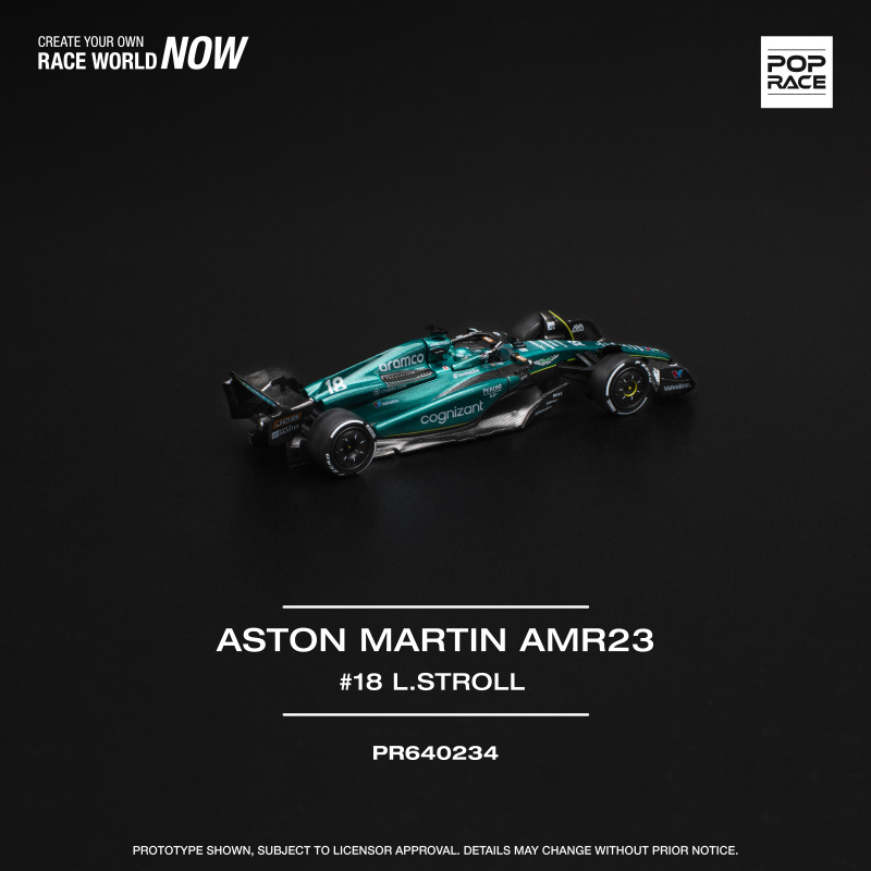 ASTON MARTIN AMR23 F1 #18 LANCE STROLL (POP RACE, PR640234) 2
