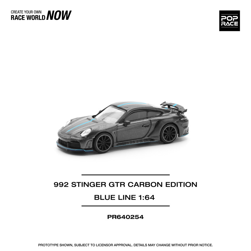 992 STINGER GTR CARBON EDITION – BLUE LINE (POP RACE, PR640254)