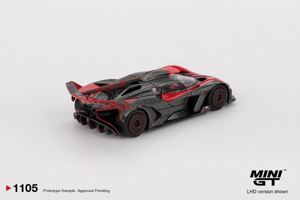 BUGATTI BOLIDE RED (MINI GT, MGT01105-L) 1