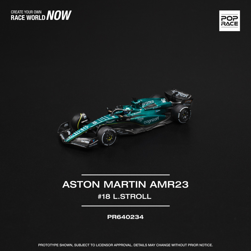 ASTON MARTIN AMR23 F1 #18 LANCE STROLL (POP RACE, PR640234) 1
