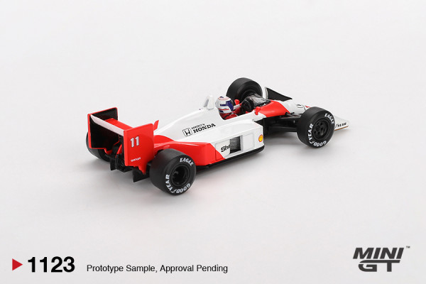 Mini-GT McLaren MP4/4 #11 Alain Prost 1988 Japanese Grand Prix 2nd Place MGT01123-L 1