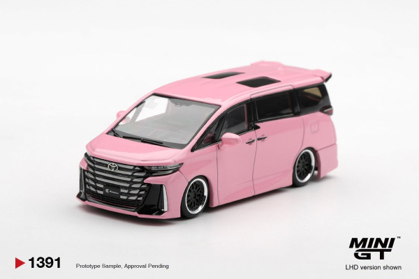 TOYOTA VELLFIRE 40 KUHL METALLIC PINK (MINI GT, MGT01391)