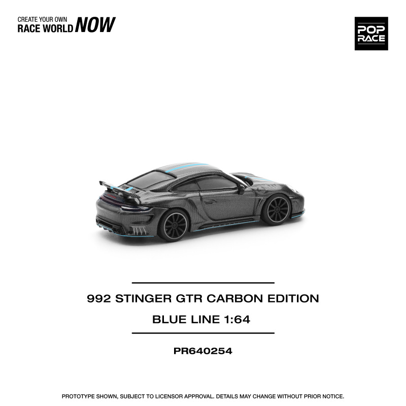 992 STINGER GTR CARBON EDITION – BLUE LINE (POP RACE, PR640254) 1