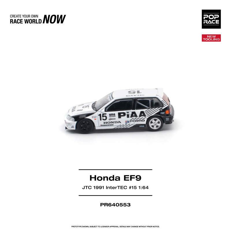 HONDA CIVIC (EF9) #15 JTC 1991 InterTEC(POP RACE, PR640553) 3