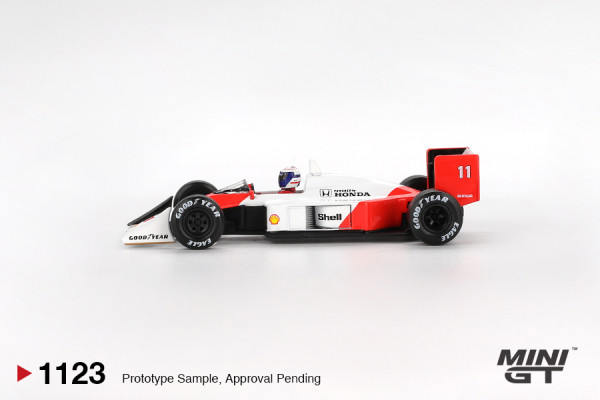 Mini-GT McLaren MP4/4 #11 Alain Prost 1988 Japanese Grand Prix 2nd Place MGT01123-L 2