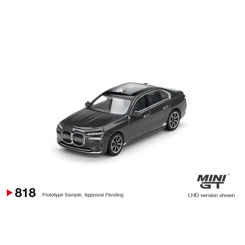 1/64 BMW i7 xDrive60 Dravit Grey (Mini-GT, MGT00818)
