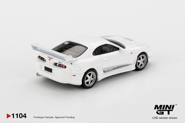TOYOTA SUPRA VEILSIDE COMBAT V‑I WHITE (MINI GT, MGT01104) 1