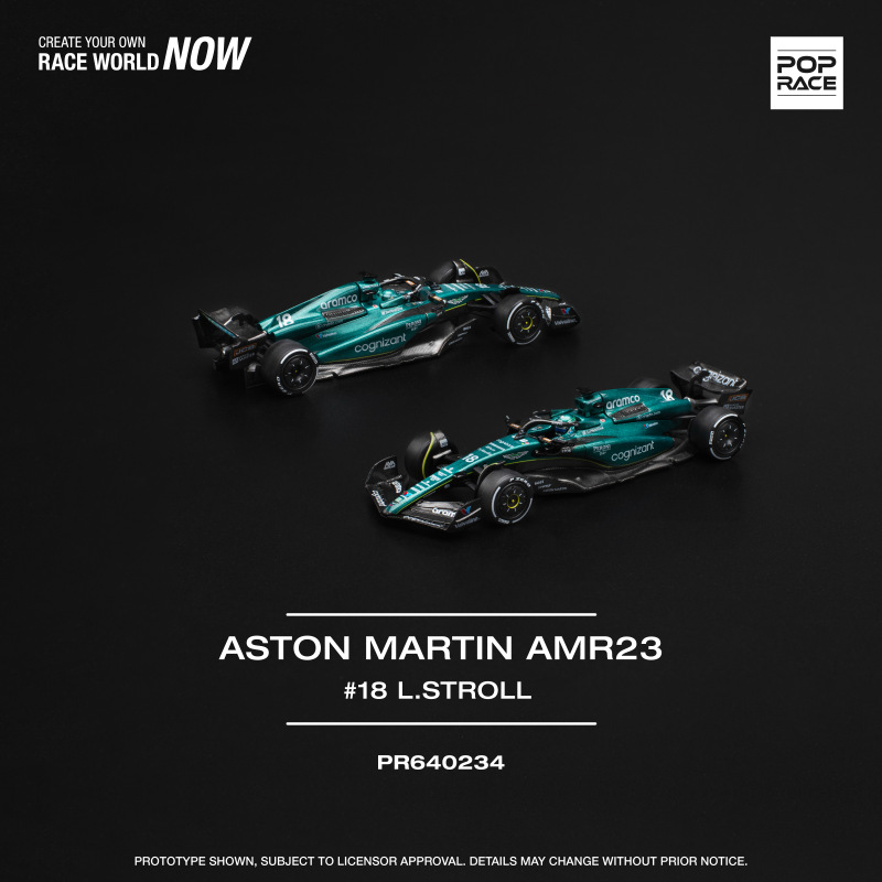 ASTON MARTIN AMR23 F1 #18 LANCE STROLL (POP RACE, PR640234)