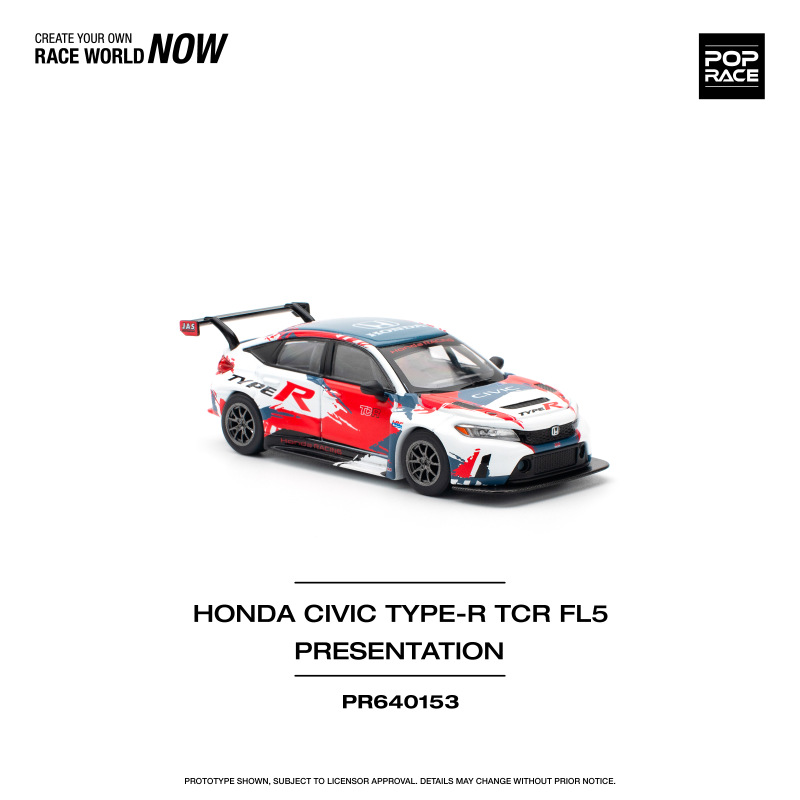 HONDA CIVIC TYPE-R (FL5) TCR – PRESENTATION (POP RACE, PR640153) 1