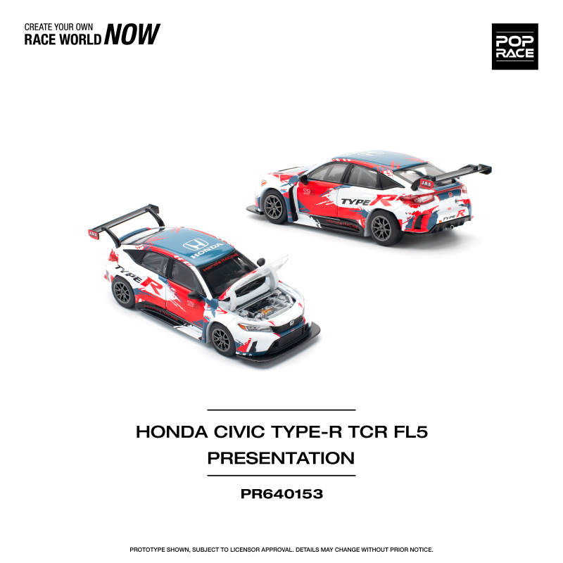 HONDA CIVIC TYPE-R (FL5) TCR – PRESENTATION (POP RACE, PR640153)
