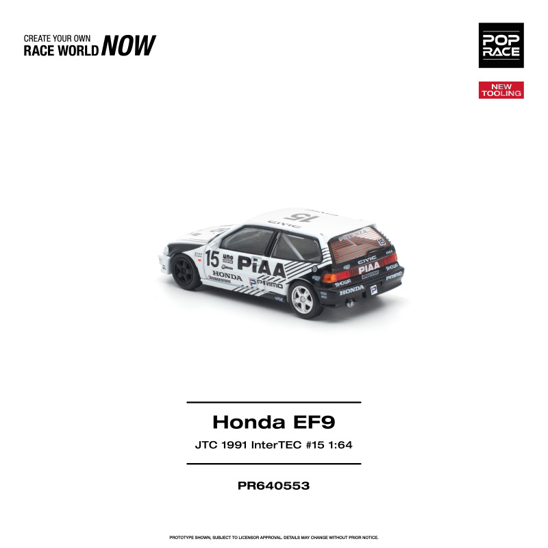 HONDA CIVIC (EF9) #15 JTC 1991 InterTEC(POP RACE, PR640553) 2
