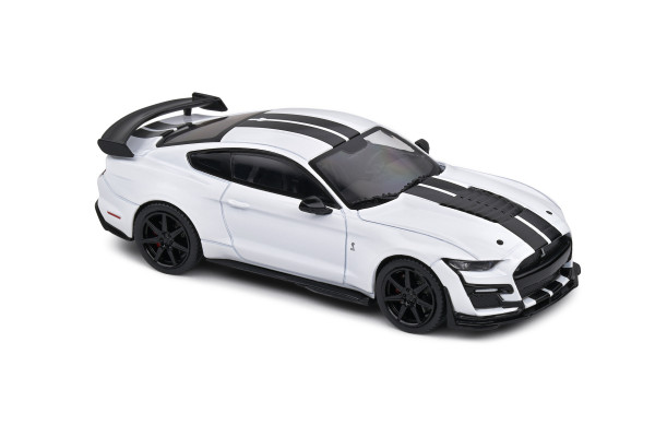 Shelby Mustang GT500 Stripes Black – White/Black Stripes – 2020 (SOLIDO, S4311503)